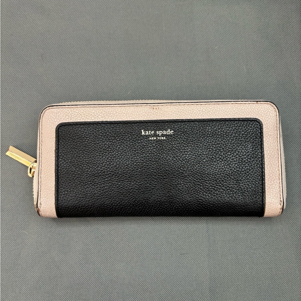 Kate Spade Black Zip Wallet